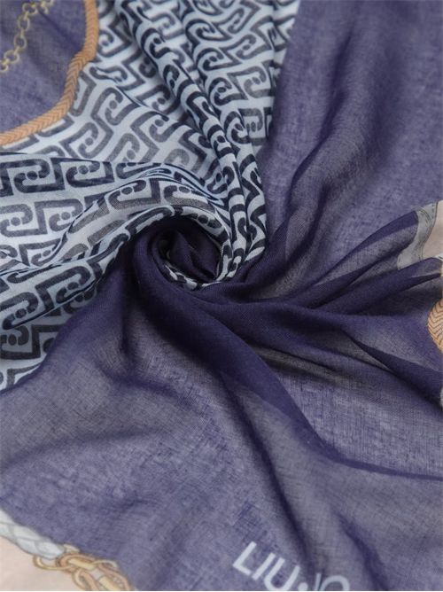 Stola Liu Jo in poliestere con monogram LJ all over LIU JO | 2A6052T2745/94111